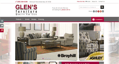 Desktop Screenshot of glensfurniture.com